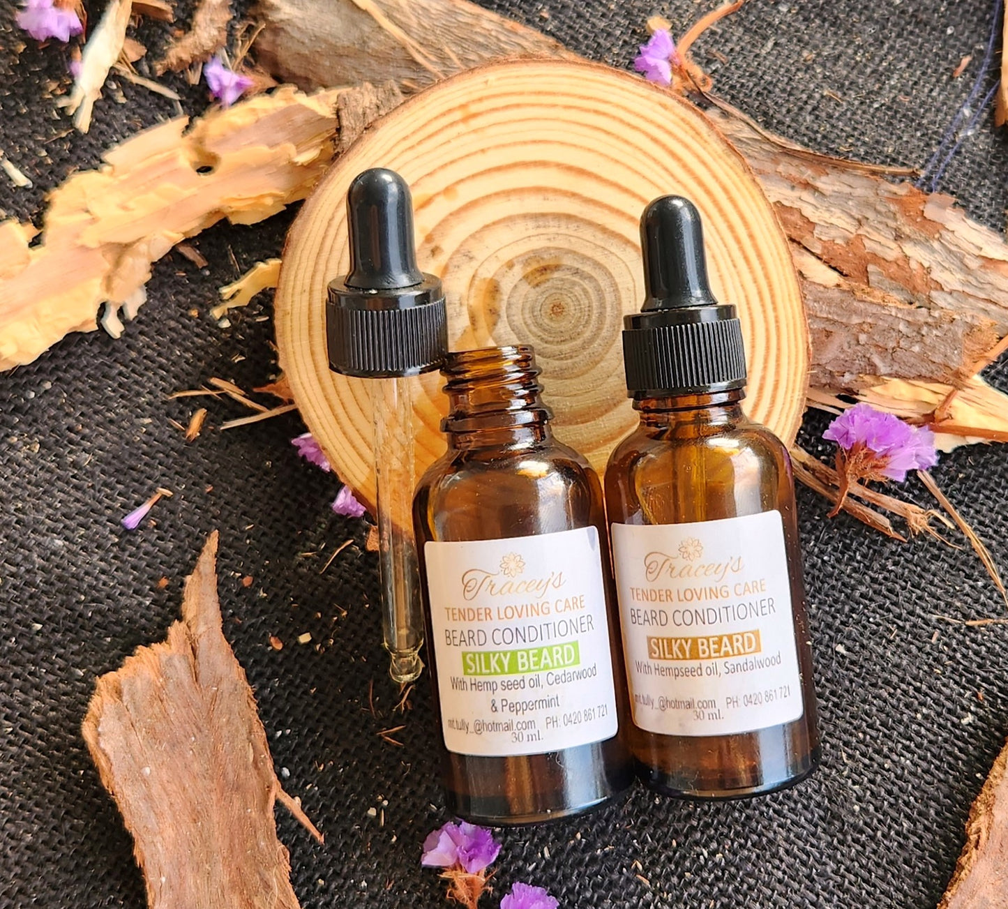 Men's Beard Conditioner- Sandalwood with Hemp seed Oil
