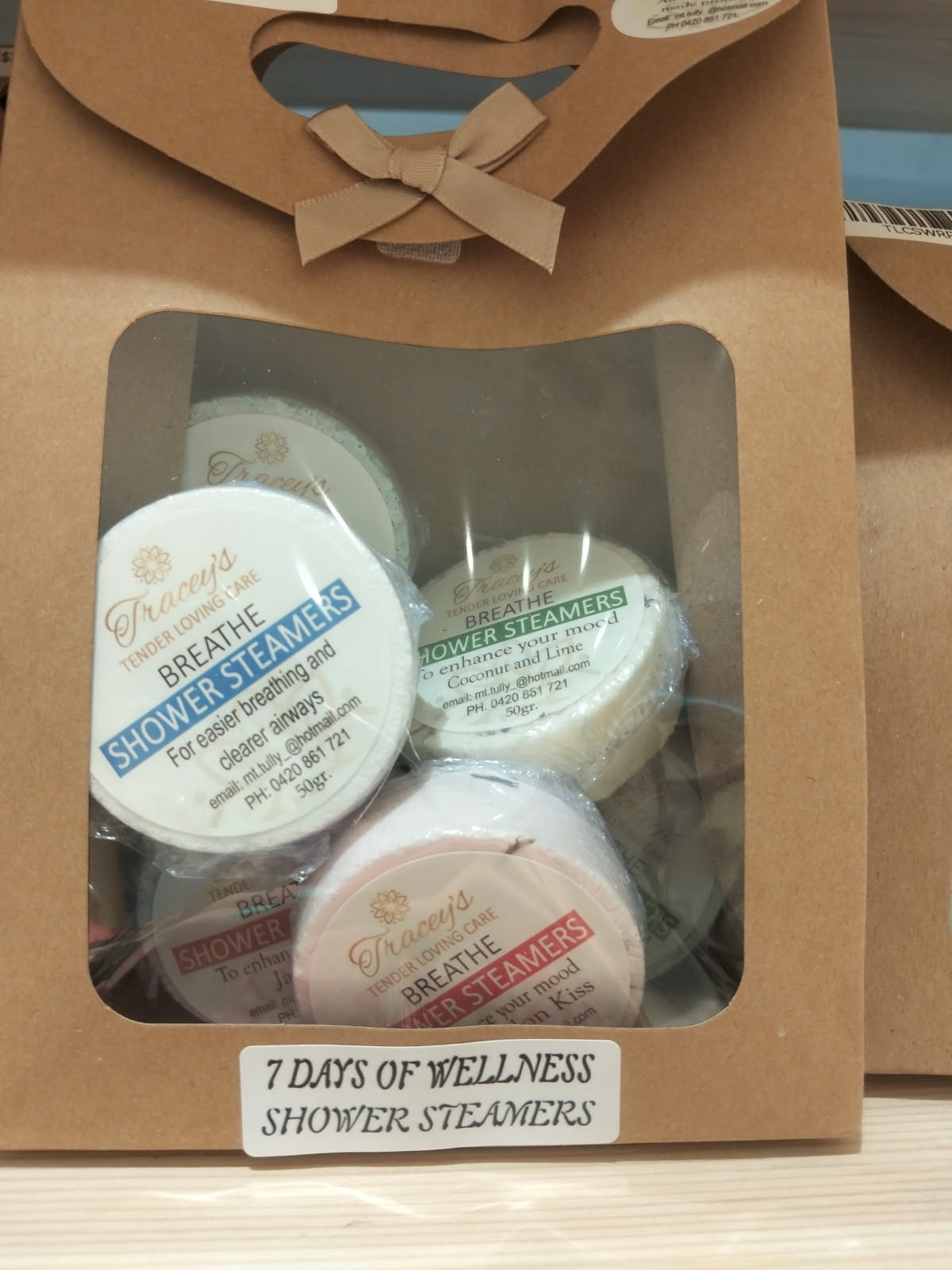 7 days of wellness shower steamer pack