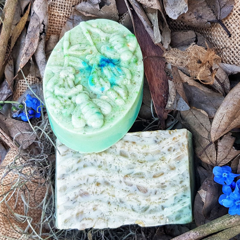 Lavender goats milk and oatmeal soap