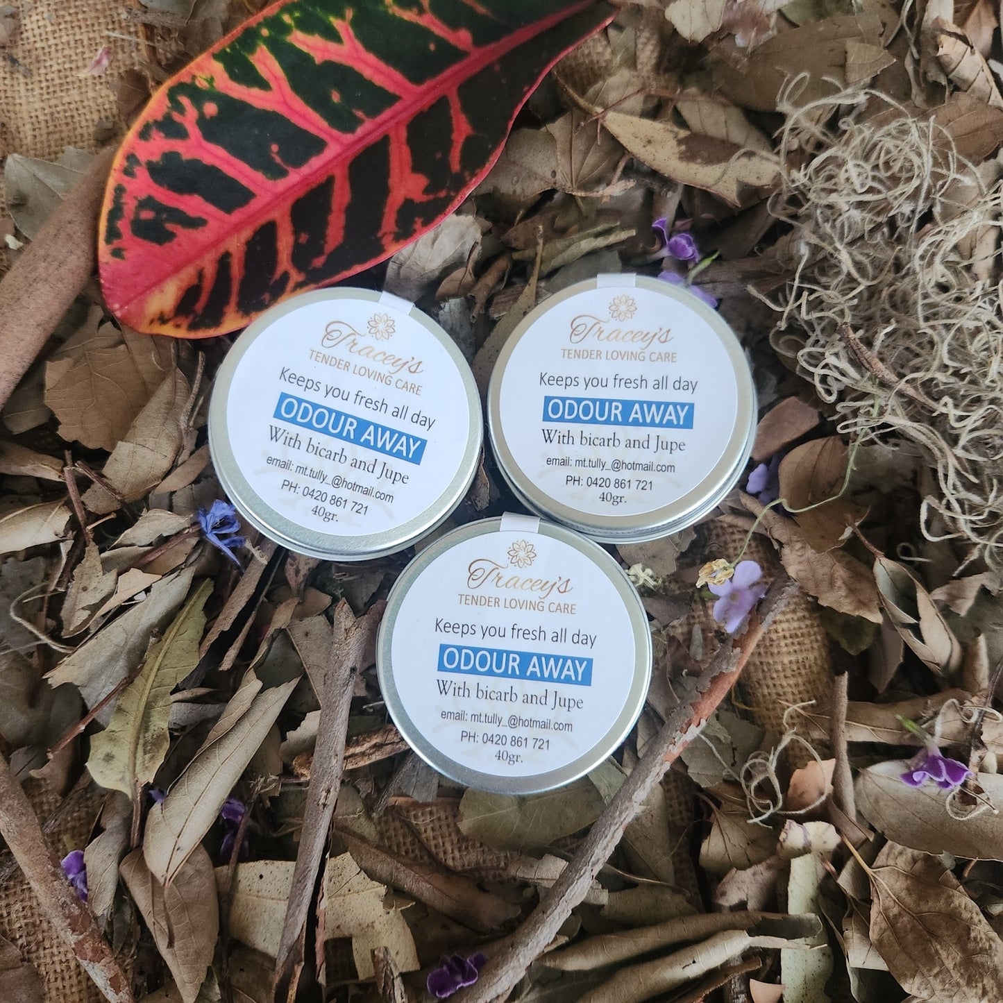 Odour away Natural deodorant